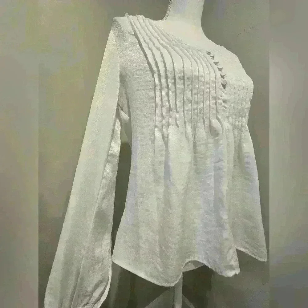 Calvin Klein Blouse Size Medium - Picture 7 of 9